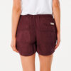 Pantalón lino RIP CURL corto práctico y cómodo para Mujer Shorts Panoma Maroon Ref. GWACB9 granate