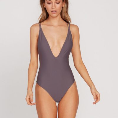 Bañador VOLCOM de una pieza para Mujer SIMPLY SOLID Stel purpple Ref. O3012000 morado