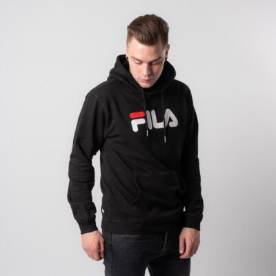 Sudadera FILA Hombre con capucha CLASSIC PURE HOODY Black Ref. 681090 negra logo pecho