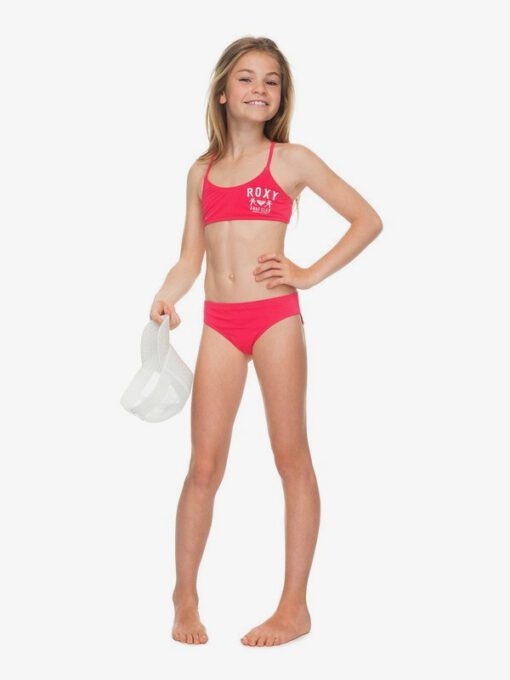 Conjunto de Bikini ROXY dos piezas niña Need The Sea ROUGE RED (mlj0) Ref. ERGX203114 rojo