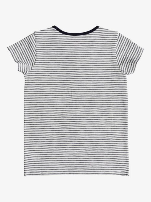 Camiseta ROXY niña manga corta Kurt Dream DRESS BLUES SIMPLE STRIPE (xbwb) Ref. ERGZT03323 blanca/negra rayas