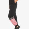 Pantalón de Chándal ROXY gym para Mujer Modern Tale ANTHRACITE (kvj0) Ref. ERJFB03267 negro detalles rosas