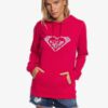 Sudadera ROXY Capucha para Mujer Shine Your Light Ref. ERJFT04155 fucsia logo pecho