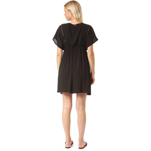 Vestido Kimono O'NEILL playero manga corta Boho Cover Up Black Ref. 0A8932 negro