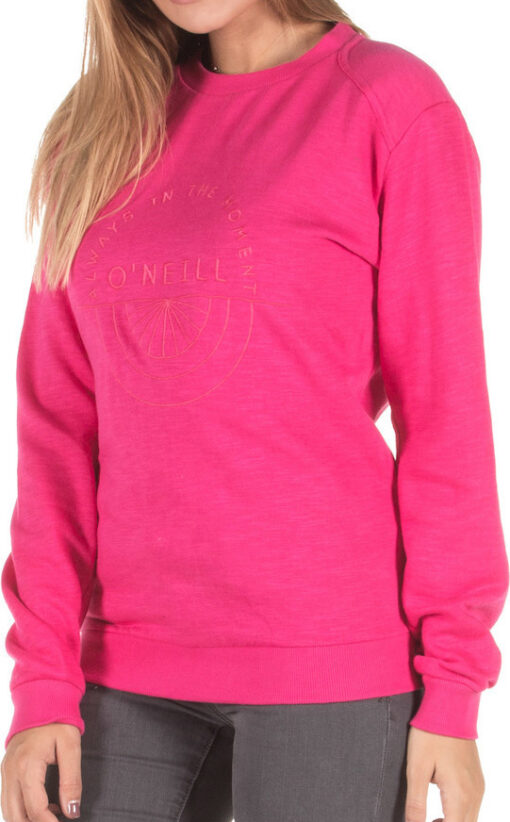 Sudadera O'NEILL cuello redondo para mujer LW EASY CREW SWEATSHIRT Hot pink Ref. 8P6406 fucsia