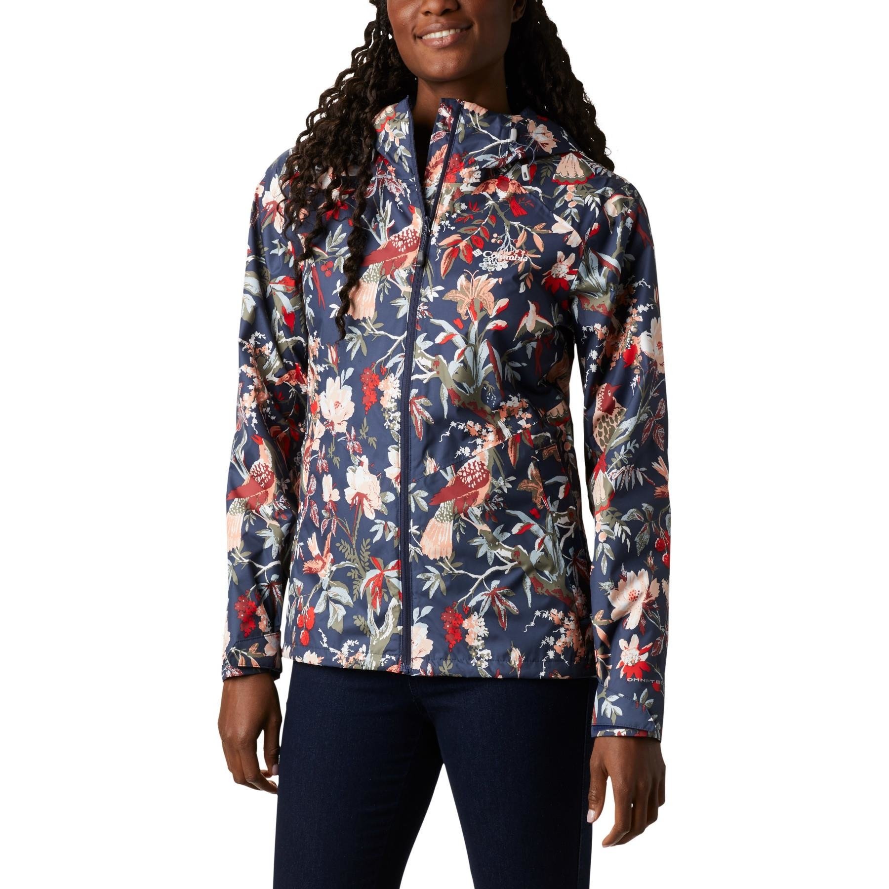 Chaqueta chubasquero COLUMBIA con capucha y aislamiento para Inner Limits™ II Ref. 1895802468 multicolor flores | Martimpe Berart - Tienda de Moda en Gausach, Vielha, Valle de Aran