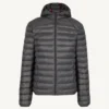 Chaqueta capucha Jott de plumas Hombre NICO BASIC 504-ANTHRACITE Justoverthetop gris antracita