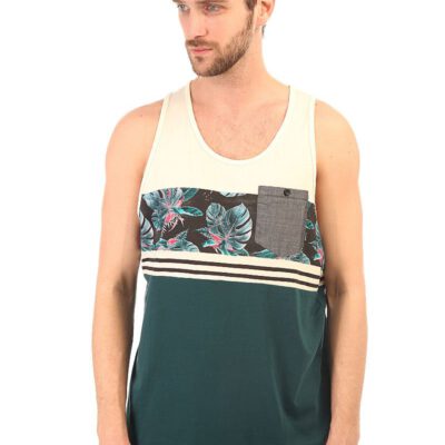 Camiseta BILLABONG hombre surfera tirantes BROTANICLE tank vapor Ref. W1JE02 bolsillo pecho tropical