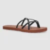 Sandalias VOLCOM Chanclas para Mujer NEW SCHOOL II SANDAL - BLACK OUT Ref. W0812004 negras y marrón
