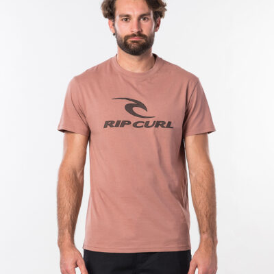 Camiseta RIP CURL hombre manga corta surfera The Surfing Company Mushroom Ref. CTEPA5 rosado