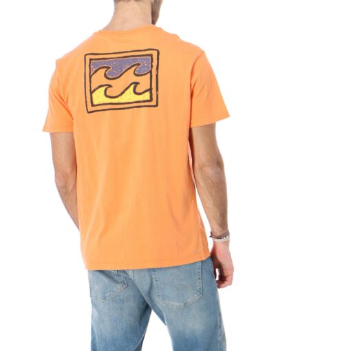 Camiseta BILLABONG para hombre manga corta Ahorrar Warchild Tee SS Sunset Ref. SS1SS62 naranja olas