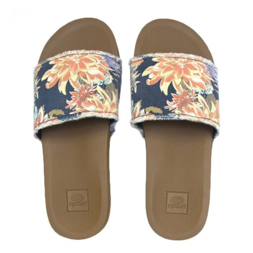 Sandalias plataforma RIP CURL Chanclas cómodas para Mujer Pool Party Shoes Ref. TGTC17 flores azul