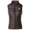 Chaleco sin mangas Jott de plumas pato Mujer 509-PLOMB SEDA BASIC Justoverthetop Color plomo