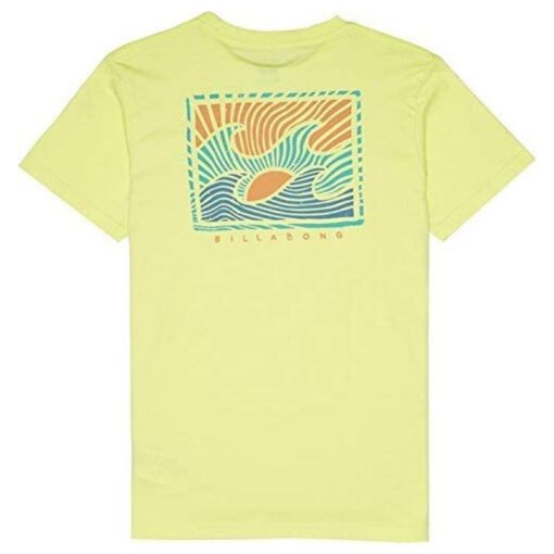 Camiseta BILLABONG surfera manga corta niño surfera Warchild TEE SS Neo Lemon Ref. S2SS07 amarillo