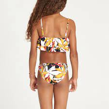 de Bikini BILLABONG dos piezas Crop niña Eastern sun flutter Ref. N8SW02 flores multicolor | Martimpe Berart Tienda de Moda en Gausach, Vielha, Valle de Aran