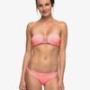 Conjunto de Bikini ROXY dos piezas Set Palabra de Honor Reversible Mujer Strappy Love LADY PINK (mje0) Ref. ERJX203166 coral