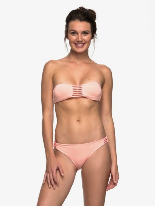 Conjunto de Bikini ROXY dos piezas Set Palabra de Honor Reversible Mujer Strappy Love LADY PINK (mje0) Ref. ERJX203166 coral