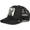 Gorra Animales GOORIN BROS TRUCKER rejilla y ajustable FRENCHIE perro negra/blanca