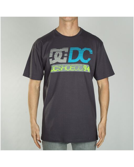 Camiseta DC Shoes manga corta básica para hombre Legendz 94 ss TEE (kvj0) Ref. ADYZT03988 negra logo pecho