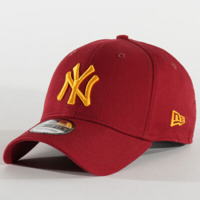 Gorra New Era Cap 39THIRTY NEW YORK YANKEES league essential Ref. 80535932 roja logo amarillo