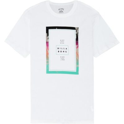 Camiseta BILLABONG para hombre manga corta Tucked SS TEE White Ref. S1SS11 blanca logo pecho