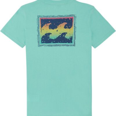 Camiseta BILLABONG surfera manga corta niño surfera Warchild TEE SS ligth aqua Ref. S2SS07 verde agua