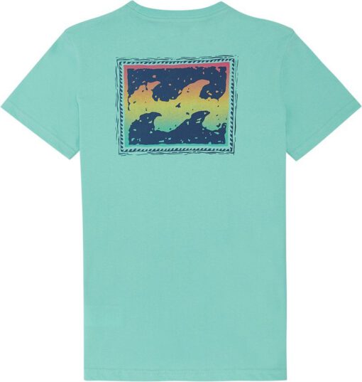 Camiseta BILLABONG surfera manga corta niño surfera Warchild TEE SS ligth aqua Ref. S2SS07 verde agua