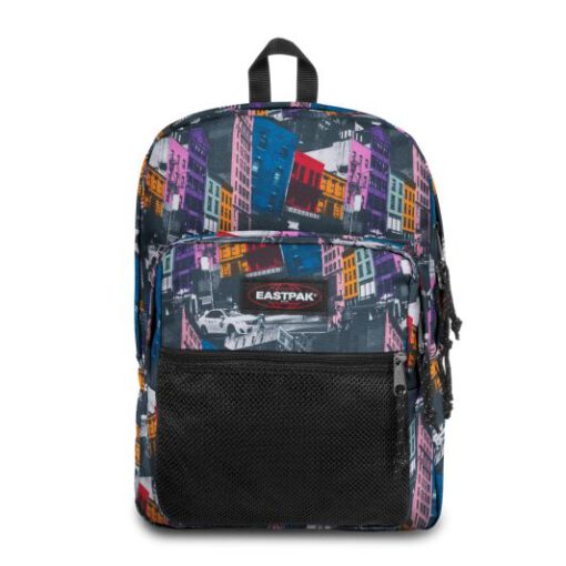 MOCHILA EASTPAK Pinnacle triple 38 litros EK06072Y CHROPINK DIBUJOS EDIFICIOS COLORIDOS