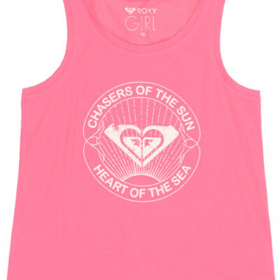 Camiseta ROXY niña tirantes There Is Life DESERT ROSE (mljo) Ref. ERGZT03085 rosa logo pecho
