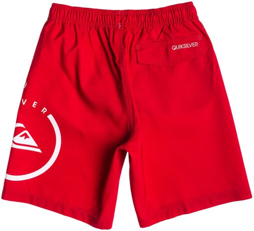 Bañador niño QUIKSILVER Short elástico ECLIPSE VL youth (rqr6) Ref. AQBJV03011 rojo logo pierna