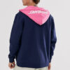 Sudadera Santa Cruz hombre con capucha y cremallera halo zip hood sca-hdz-0262 dark navy /orchid pink azul y rosa