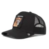 Gorra animales GOORIN BROS BUTCH TRUCKER dientes de sable THE SABERTOOTH TIGER negro