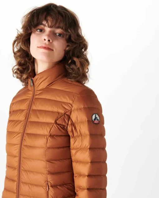 Chaqueta Jott de plumas pato Mujer CHA BASIC 5900CHA-811-CARAMEL Justoverthetop marrón camel/caramelo