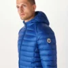 Chaqueta capucha Jott de plumas Hombre NICO BASIC P000MDOW01 - 195 Dark Denim Justoverthetop azul royal
