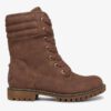 Botas altas ROXY con cordones de cuero sintético Aldean para Mujer Black (brn) Ref. ARJB700636 marron