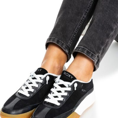 Zapatillas ROXY con cordones de cuero sintético Joey para Mujer Black (blk) Ref. ARJS100029 Negras