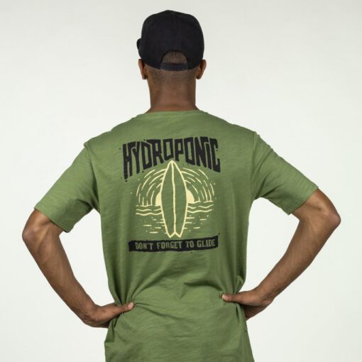 Camiseta Hombre HYDROPONIC manga corta T-SHIRT Glide Cactus Green Ref. 20011 verde