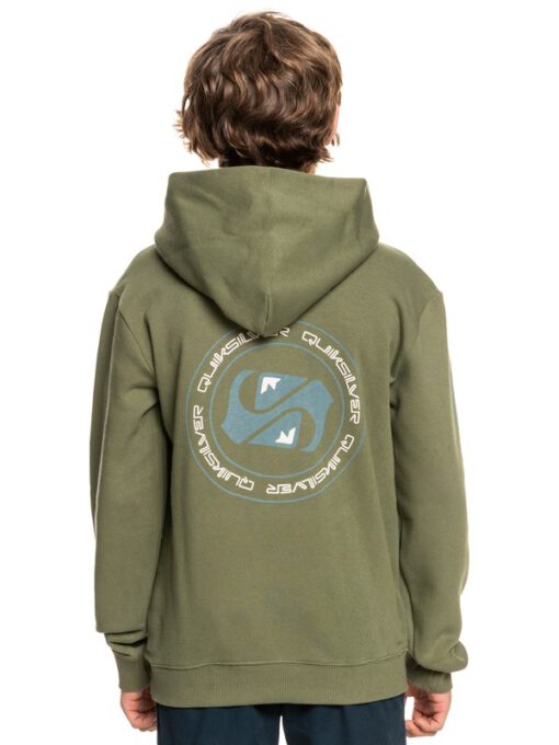 Sudadera niño Quiksilver con capucha Return To The Sea FOUR LEAF CLOVER (gph0) Ref. EQBFT03724 verde