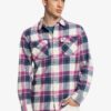 Camisa QUIKSILVER de Manga Larga franela Hombre Draymen MELLOW MAUVE DRAYMEN (mmb1) Ref. EQYWT04234 cuadros morados