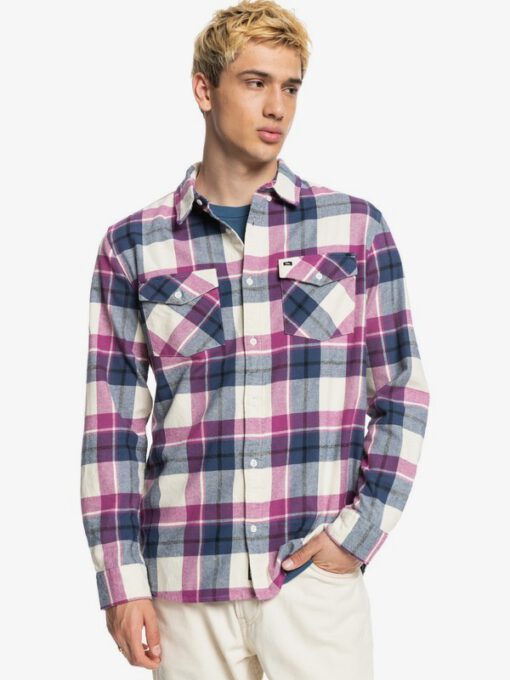 Camisa QUIKSILVER de Manga Larga franela Hombre Draymen MELLOW MAUVE DRAYMEN (mmb1) Ref. EQYWT04234 cuadros morados