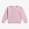 Sudadera ROXY niña cuello redondo Spring Day DAWN DUSK (mgn0) Ref. ERGFT03664 rosa palo logo pecho