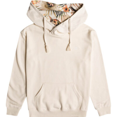 Sudadera BILLABONG con capucha flores para Mujer Louna Ref. SALT CRYSTAL (4194) blanco