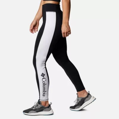 Legging Deportivo COLUMBIA Mallas River™ para mujer black/white Ref. 1933231011 AK2995 Negras banda blanca logo