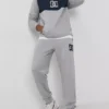 Sudadera DC SHOES Hombre con capucha STUDLEY GRIS HEATHER (knfh) Ref. EDYFT03520 gris logo pecho