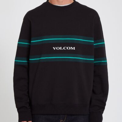 Sudadera VOLCOM cuello redondo para hombre clásica ZERO DIVISION - BLACK Ref. A4632113_BLK negro