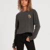 Camiseta VOLCOM Mujer manga larga THE VOLCOM STONES - BLACK Ref. B3632100 flores negra