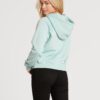 Sudadera VOLCOM para mujer con capucha clásica TRULY STOKIN - BLUE FOG Ref. B4132100 verde agua
