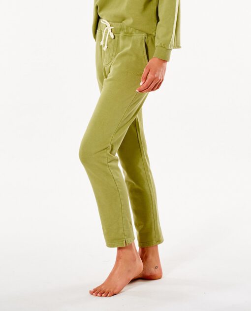 Pantalón de Chándal RIP CURL deporte para Mujer Organic Fleece Green Olive Ref. GPAAV9 verde