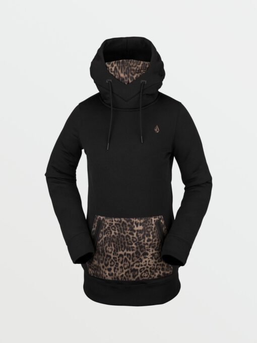 Sudadera VOLCOM para mujer con capucha clásica SPRING SHRED - BLACK Ref. H4152202_BLK negro