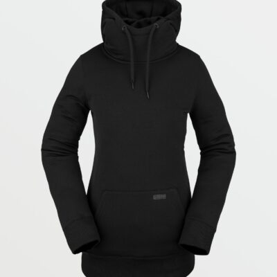 Sudadera VOLCOM para mujer con capucha clásica YERBA - NEGRO Ref. H4152203-blk negra lisa